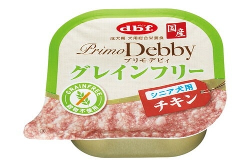 【36個セット】 デビフペット d.b.f プリモデビィ グレインフリー シニア犬用 チキン 95g