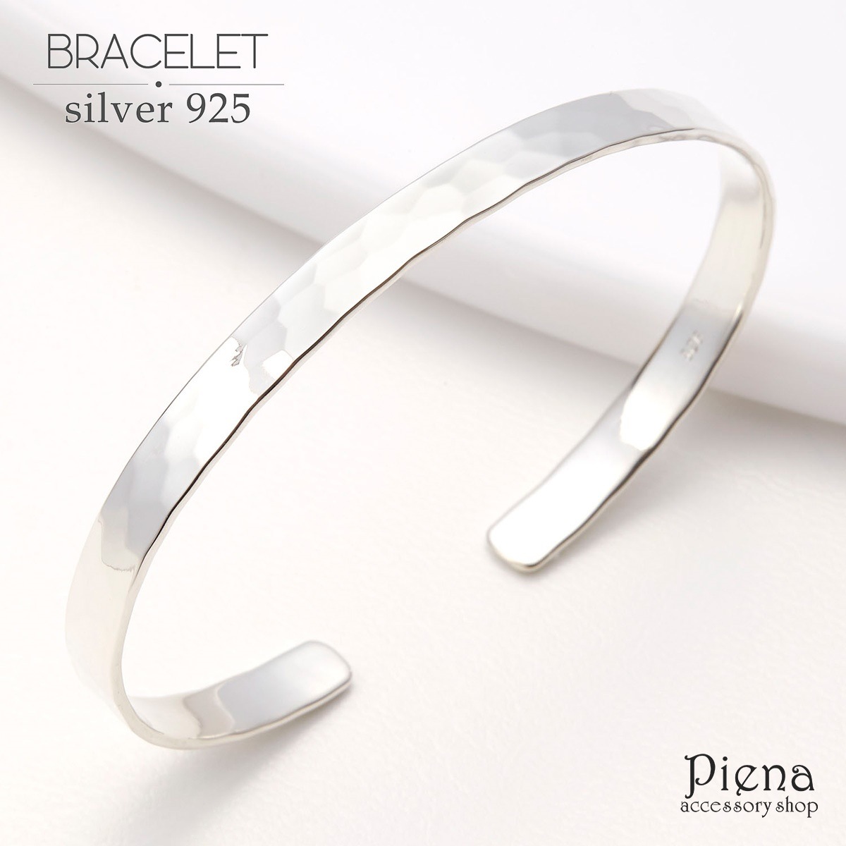 バングル レディース メンズ ブレスレット シルバー925製 腕周り20cm シンプル
