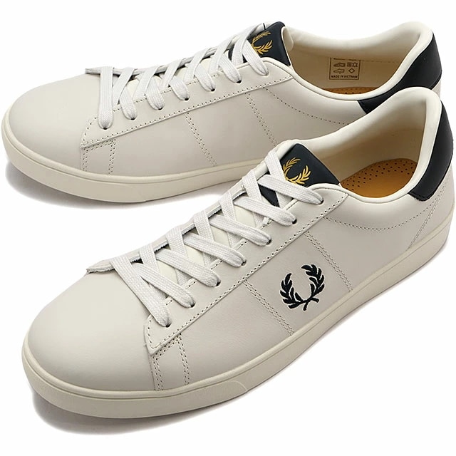 スニーカー スペンサーレザー [B4334-254 FW22] SPENCER LEATHER メンズレディース PORCELAIN