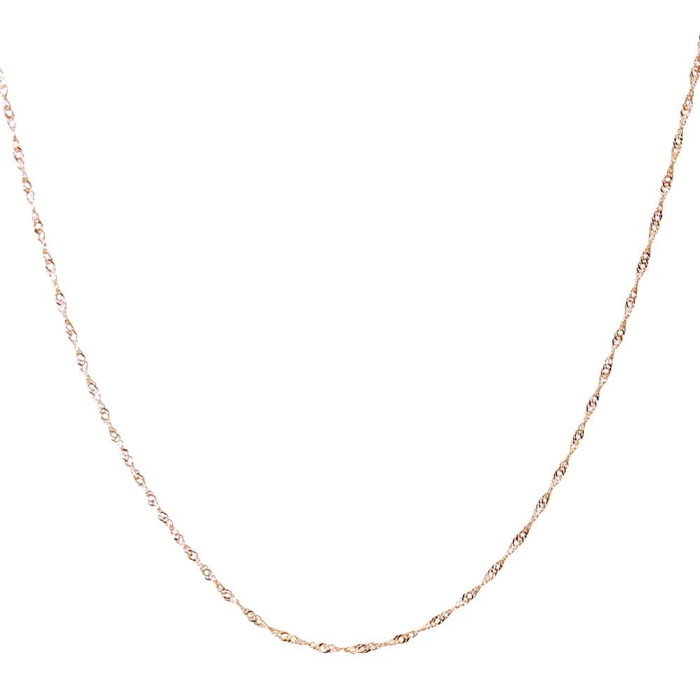 ネックレス チェーン K10PG 10金ピンク ピンクゴールドチェーン ダブル スクリューチェーン スクリュー 誕生日 プレゼント