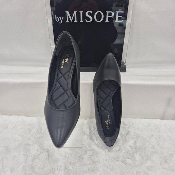 By 女性 ベーシック ミドルヒール パンプス 112HT131SF004 BLACK 3 JJ