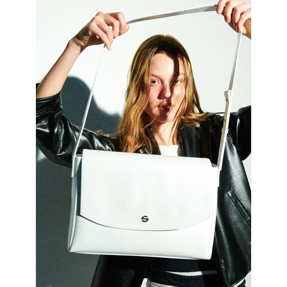 SEMICODE キャプチャーバッグ - クリンクルホワイト