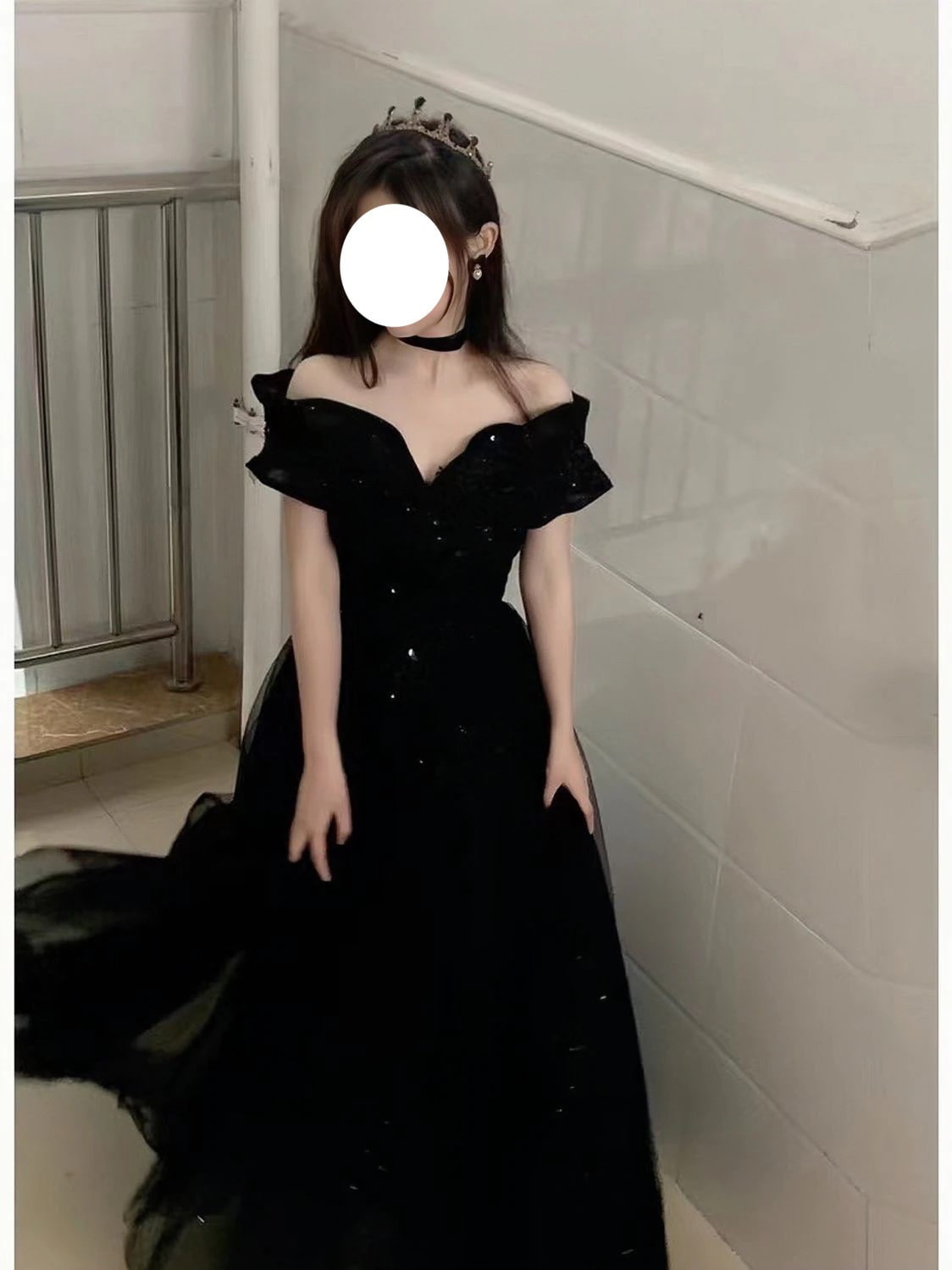 女性用イブニングドレス 2025 ロングエレガントな気質宴会芸術試験主催成人式通常時に着用可能