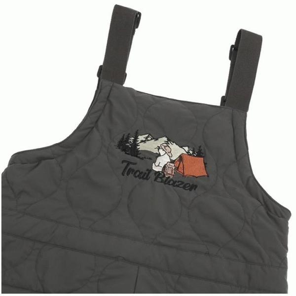 JEEP 女性専用 合繊 キルティング オーバーオール パディングパンツ サスペンダーパンツ_A JO4PTF971