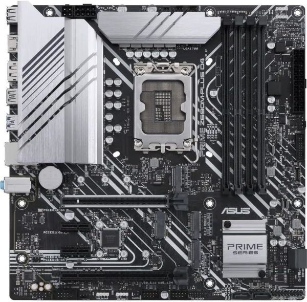 ASUS PRIME Z690M-Plus D4 LGA 1700 Intel 12th Gen microATX Motherboard