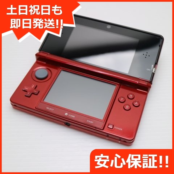 美品 ニンテンドー3DS フレアレッド game 任天堂 9