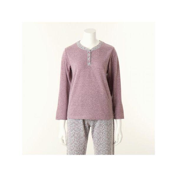 ビーナス正常 ポリ 裏起毛 ソリッド 女性 トップス 女子 室内着 VEV3956W WI C_P409224816