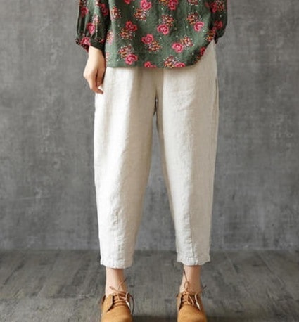 ボトムス デート モテアイテム ジョガーパンツ ジョガーパンツ フレアワンピース アンクル丈 麻 リネン 可愛い きれいめ 上品 おしゃれ かっこいい 可愛い ラブリー キュート ガーリー