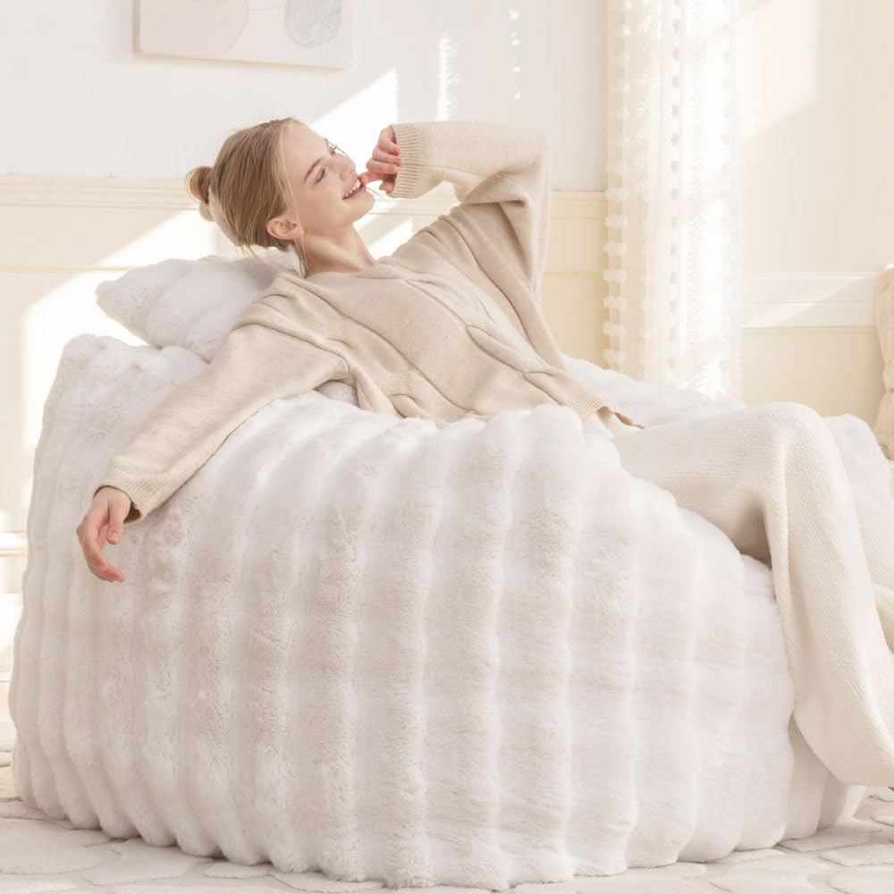 特大 大きい ふわとろソファ クッションソファ ソファ 一人掛け おしゃれ ふわとろ ふわもこ もこもこ 1p ソファー 一人用 かわいい ラウンジチェア ふわもこ 韓国 韓国インテリア ラグジュアリ