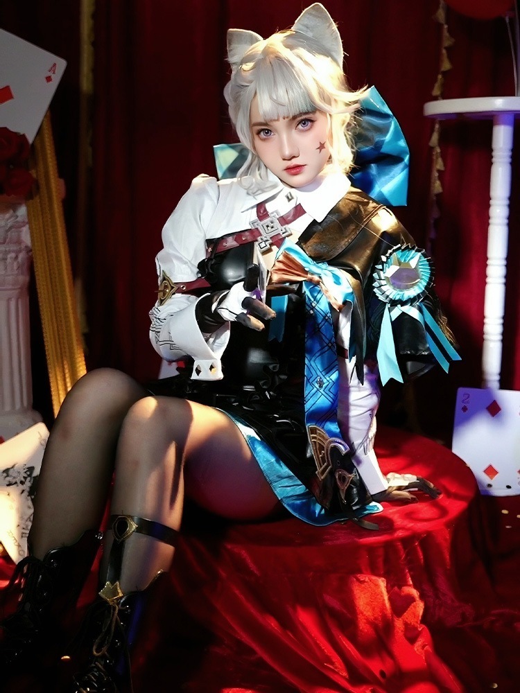 コスプレ 原神リネットフォンテーヌ ツインリニーマジシャン ゲームプレイハロウィン