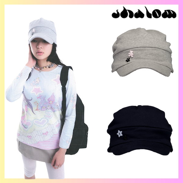 Shalom club シャイハット 帽子 shalom club 韓国 シャローム シャイハット 帽子 モカ グレー
