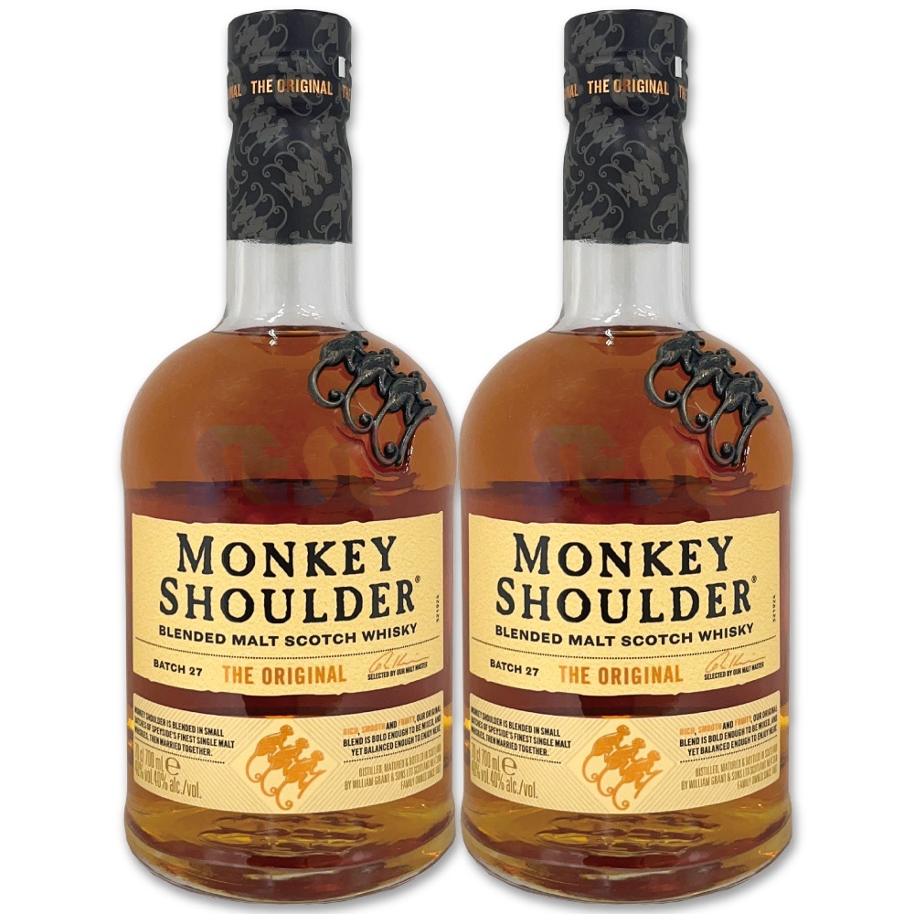 [正規品] モンキー ショルダー 700ml 2本セット / スコットランド ブレンデッド モルト ウイスキー