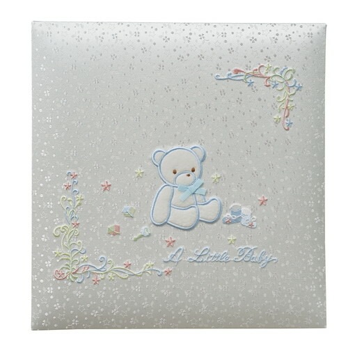 ナカバヤシ　フエルアルバム誕生用１００年台紙　リトルベビー　ブルー　ｱH-LB-700-B