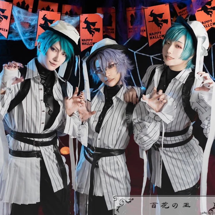ツイステ オクタヴィネル寮 Azul Floyd Jade ハロウィーン コスプレ衣装 コスチューム