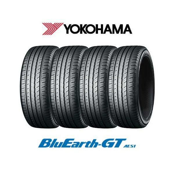 4本セット ヨコハマ BlueEarth ブルーアース GT AE51 225/50R18 95W タイヤ単品 メーカー直送