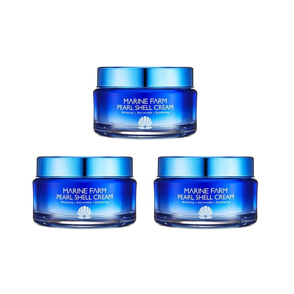 2+1 真珠 貝殻 パールシェルクリーム 50ml 韓国スキンケアフェイシャル化粧品 海で見つけた肌の解決策 保湿