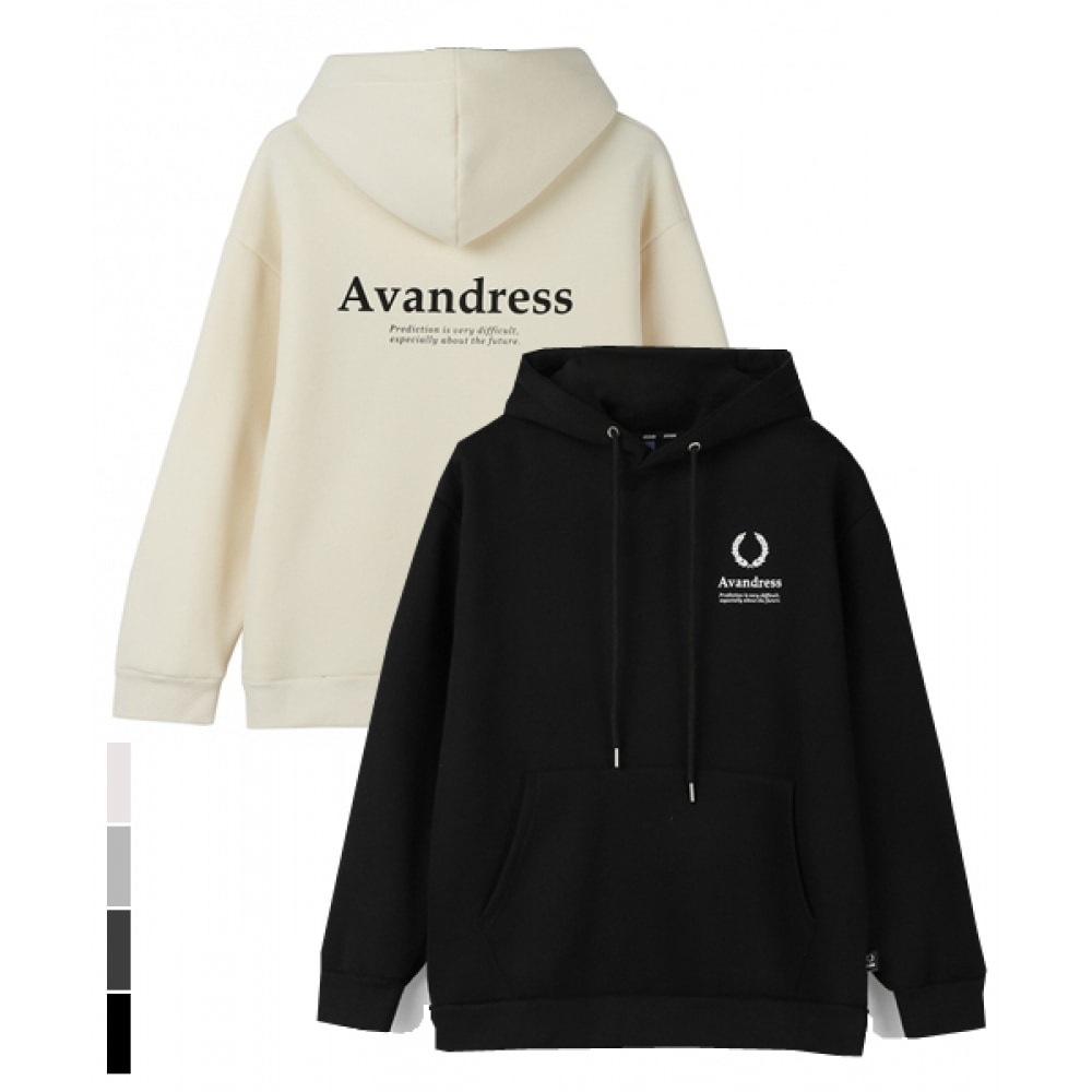 AVANDRESS ミニローレル オーバーサイズ パーカー - 4COL