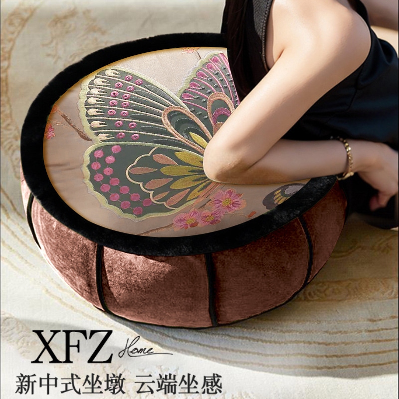 Puddle Fiston French High-end Sense Tatami Bay Window Carpet Carpet Lazy Pown Sting Puddle Flowed Fl