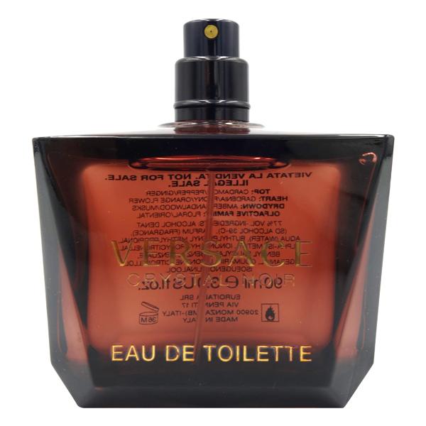 ヴェルサーチ VERSACE クリスタル ノワール EDT SP 90ml【訳あり/テスター/未使用品】