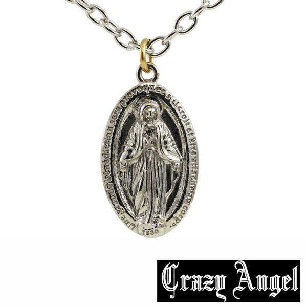 激安通販 Crazy Angel クレイジーエンジェル ステンレス マリア ネックレス (L) CA-631 ペンダント・チョーカー 激安通販 Crazy Angel クレイジーエンジェル ステンレス マリア ネックレス (L) CA-631 ペンダント・チョーカー