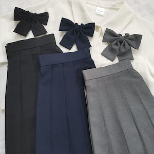 純色jkスカート39cm紺色jkプリーツスカート黒半身スカート女性春夏基礎モデルグレー痩せスカート