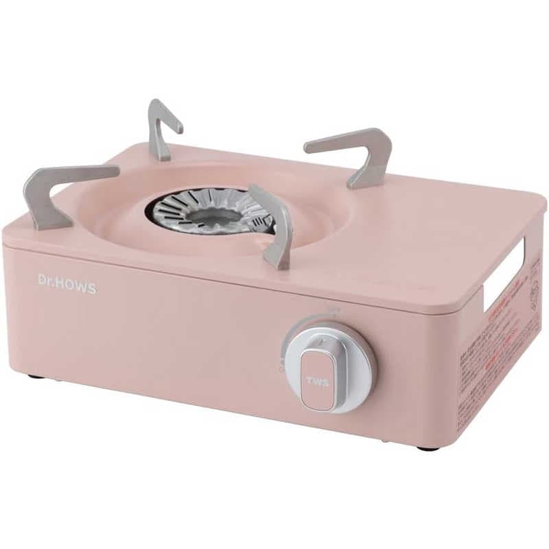 TTS　Dr.HOWS カセットコンロ Twinkle Mini Stove（トゥインクルミニストーブ）Pink　007368