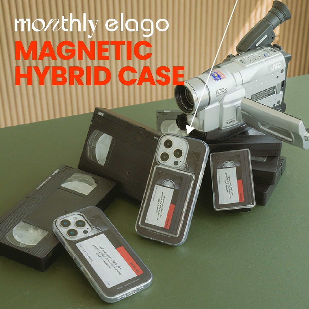 elago monthly elago MAGNETIC HYBRID CASE for iPhone16 Pro Max