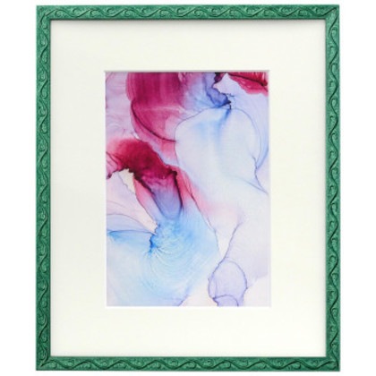 ラーソン・ジュール A4サイズ用マット付き額縁 ラ・メール 緑 ACMT-DB56304