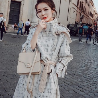 ロングコート アウター コート 長袖 Aライン かわいい 大人可愛い きれいめ シンプル おしゃれ