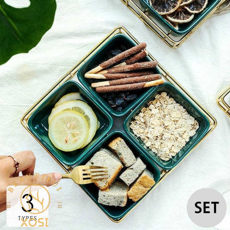 食器 キッチン雑貨 カトラリー お皿 プレート ギフト プレゼント セットアイテム 無地 スクエア 小鉢 小分け パーティー ナッツ 北欧ラル/[aib79b]