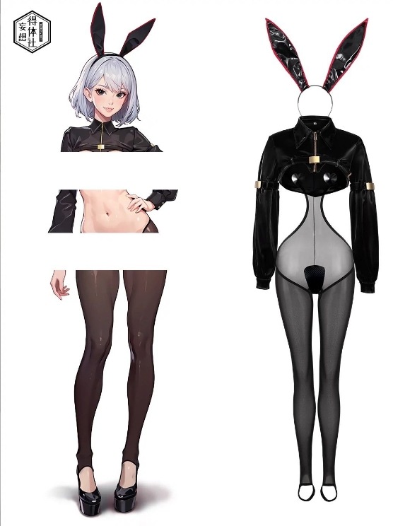 得体社 PUレーサー バニガール風 コスプレ衣装 タクティカル風 レースクイーン コスチューム 仮装 変装