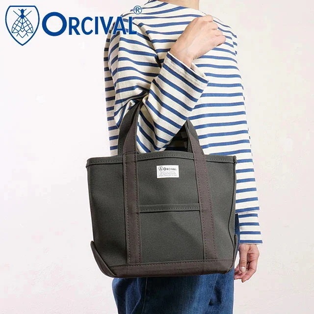 トートバッグ スモール [OR-H0285-KWC] メンズ・レディース ユニセックス 鞄 日本製 キャンバス 小サイズ 帆布 CHARCOAL 正規取扱店
