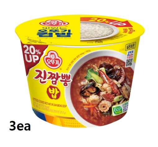 レトルト韓国カップご飯ジンちゃんぽんご飯217.5gx3eaちゃんぽんちゃんぽんご飯