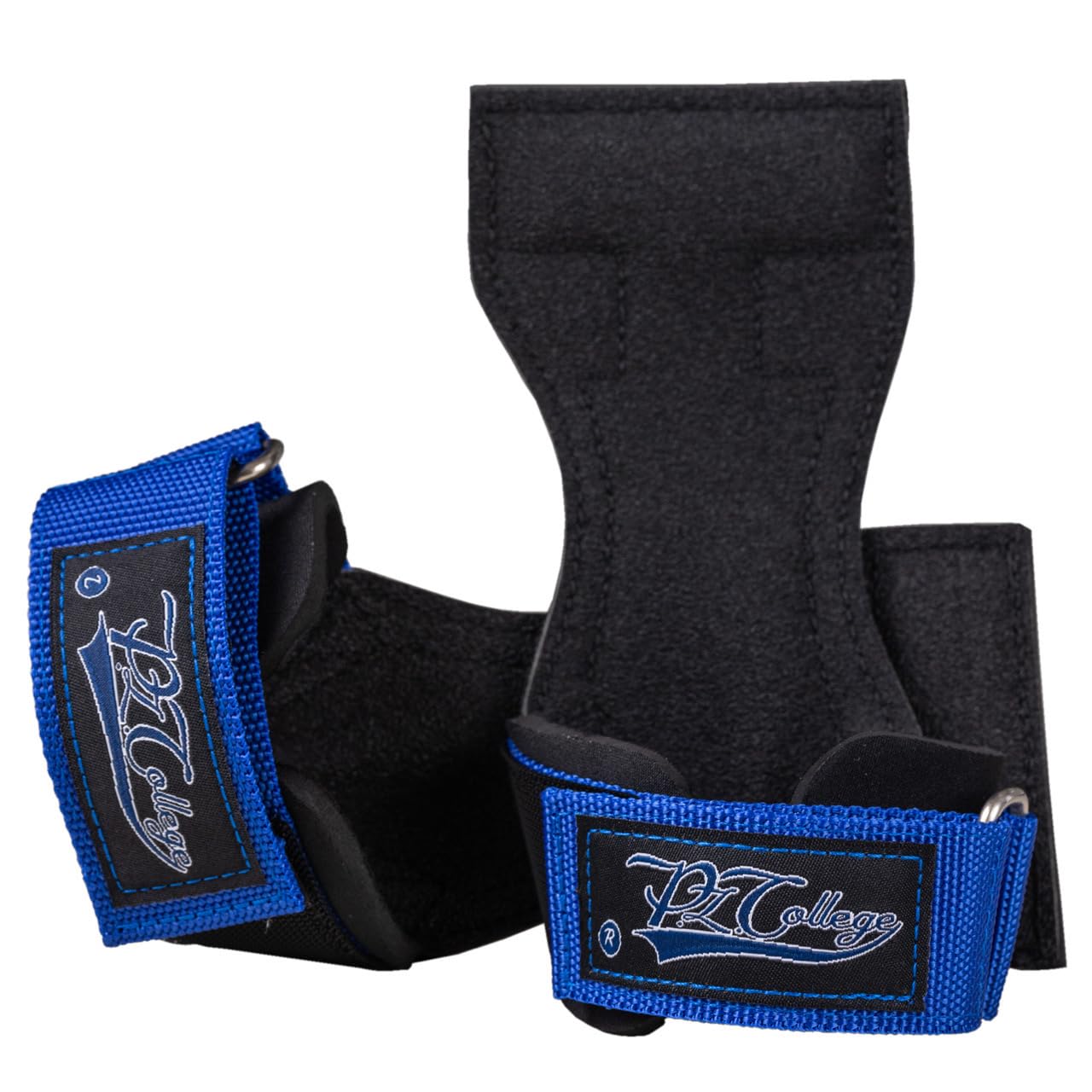 【パワーチューブウッシー監修】パワーグリップ-デッドリフト向け (ブルー, M手首周囲15-18cm（推奨）)