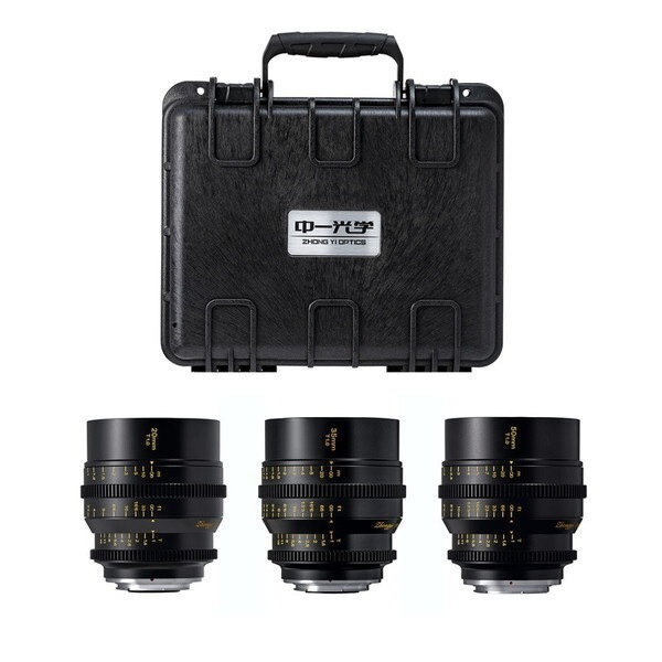 中一光学 SPEEDMASTER T1.0 3SET Z カメラ用交換単焦点レンズ3本セット 20mm T1.0 S35 + 35mm T1.0 S35 + 50mm T1.0 LF/ニコンZマウント