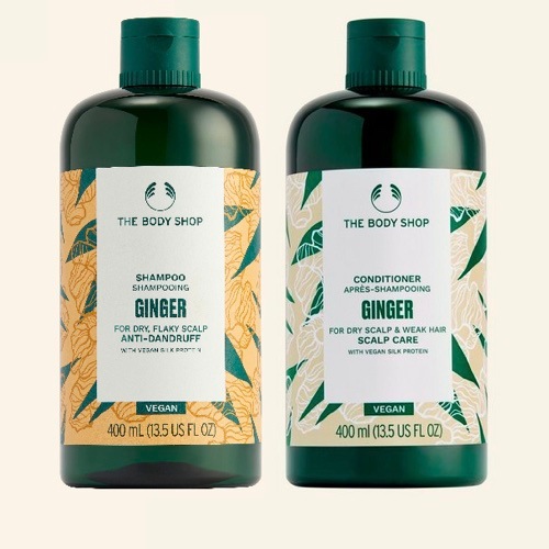 ジンジャー シャンプー＆コンディショナー セット 400ml x 2