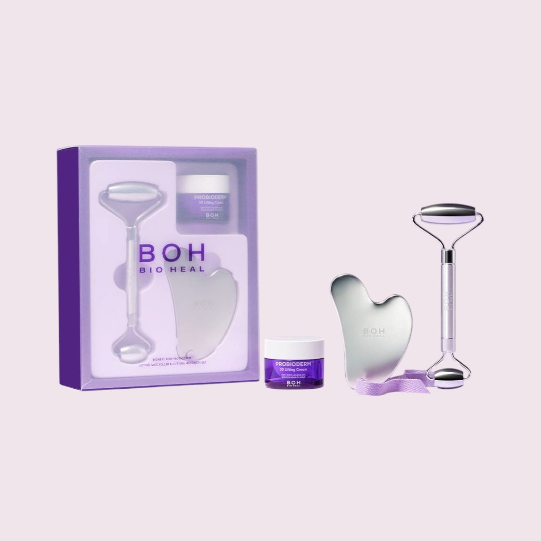 プロバイオダムリフティングフェイスローラー+括射マッサージ 企画 (+リフティングクリーム15ml追加贈呈)