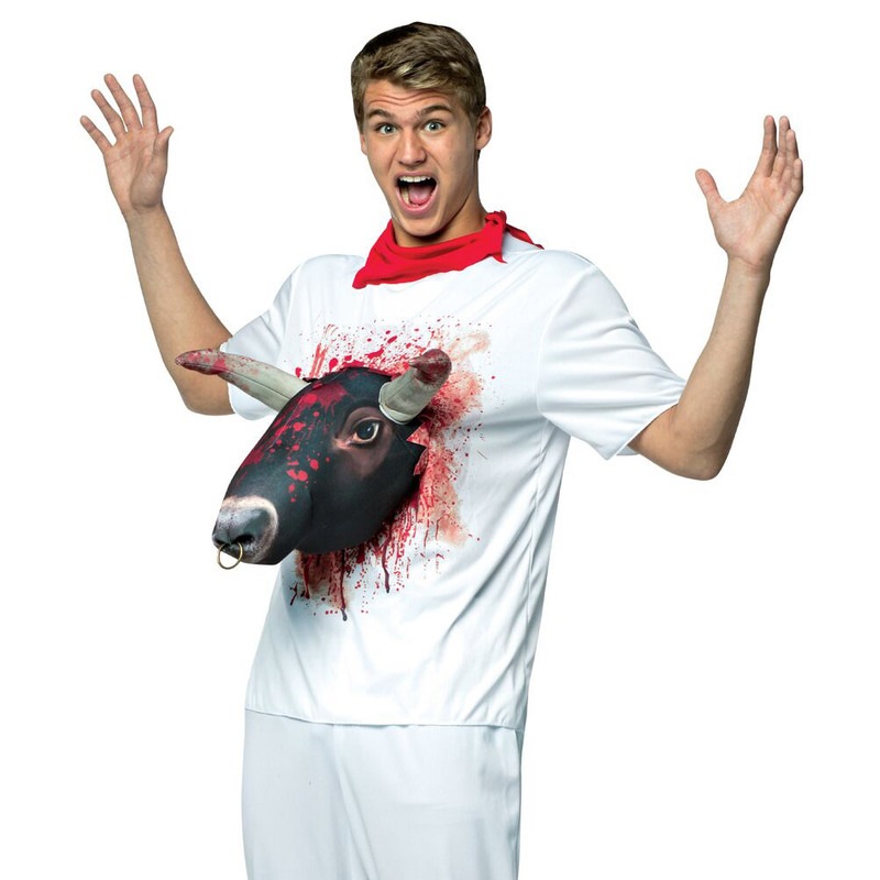 コスプレ 仮装 立体Tシャツ ブルアタック 【 コスプレ 衣装 ハロウィン 仮装 パーティーグッズ おもしろ コスチューム 着ぐるみ 大人用 シャツ メンズ 笑える きぐるみ おもしろコスチューム 面