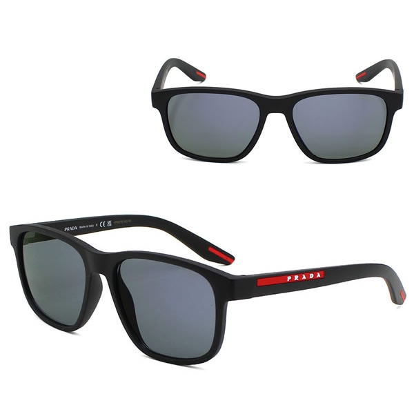 サングラス 0PS 06YS 1BO10J 56 リネア ロッサ マットブラック ダークブルーミラーヴァイオレット グローバルフィット ユニセックス