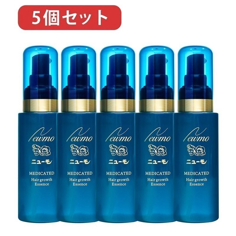実物画像付き ファーマフーズ ニューモ 薬用育毛剤 医薬部外品 男女兼用 75ml　5個セット　育毛剤女性用　育毛剤男性用　養毛剤 薄毛 抜け毛サポートする 発毛促進 タマゴ ふけ 無添加育毛剤