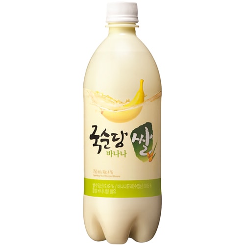 業務用 バナナ マッコリ 750ml 20本 韓国 食品 食材 料理 お土産 酒 お酒 韓国酒 韓国お酒 韓国マッコリ