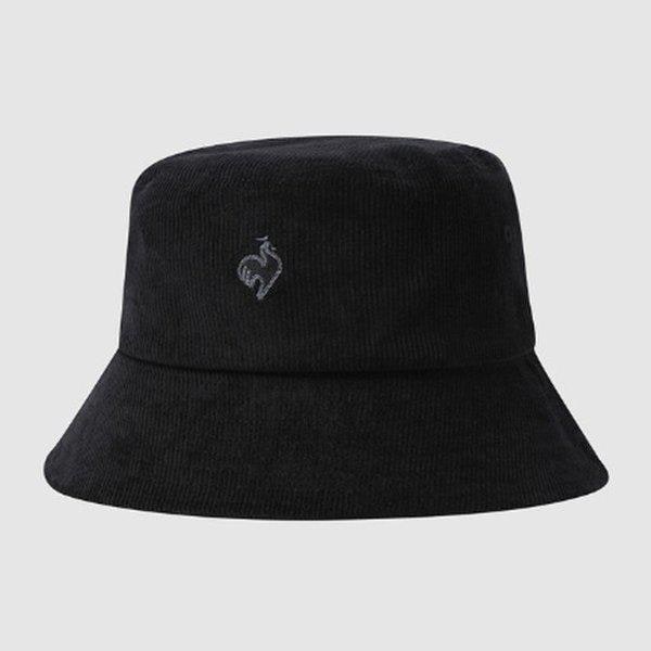 コーデュロイバケットハット ブラック QQ323ACP93-BLK