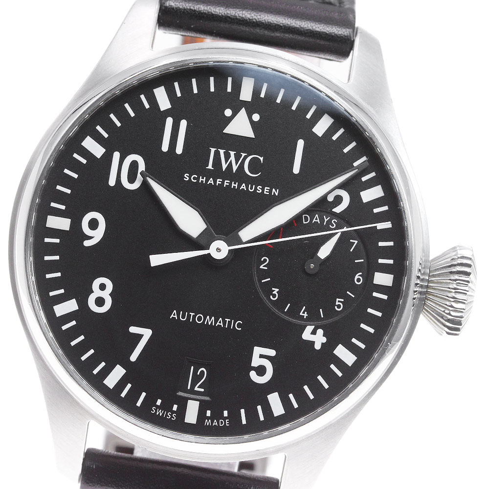 IWC IWC SCHAFFHAUSEN IW500912 ビッグ パイロットウォッチ 7DAYS 自動巻き メンズ 保証書付き_839675【中古】