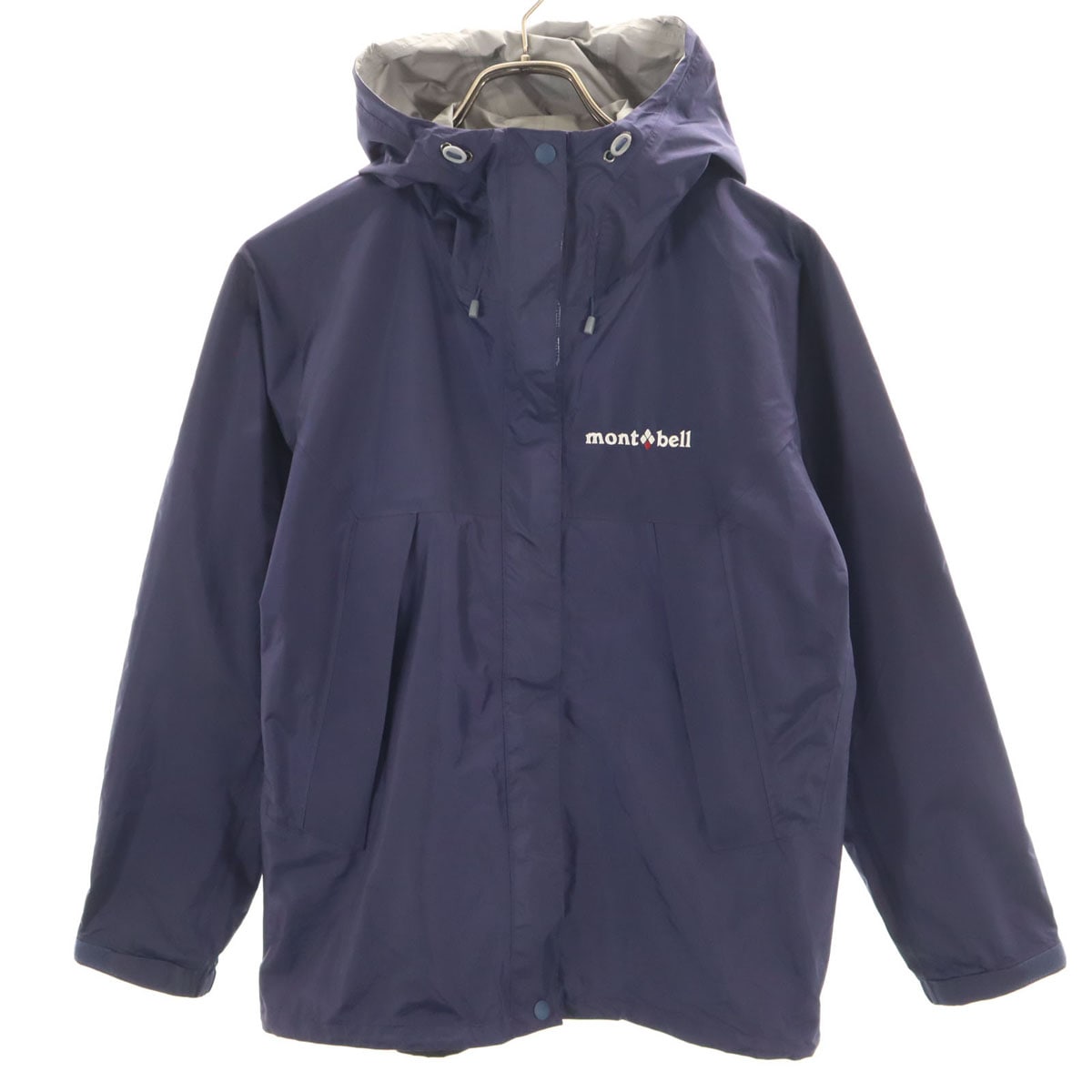 mont-bell モンベル ハイカー レインジャケット S ネイビー アウトドア レディース 古着