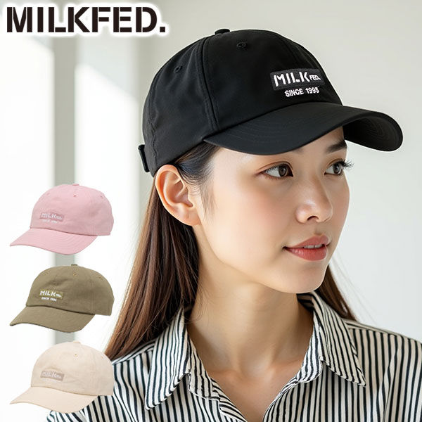 キャップ レディース 深め 帽子 ブランド 無地 シンプル かわいい BAR刺繍ロゴ 6パネルキャップ リップストップ BAR RIPSTOP CAP 103252051001