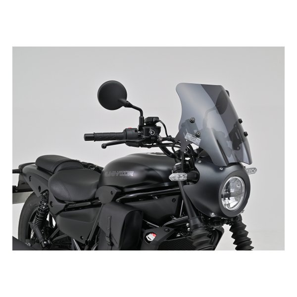 ウインドシールド SS クランプバー付き エリミネーターSE 24 専用 ショート スモーク 42235