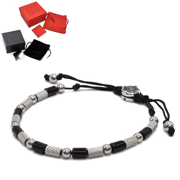 ブレスレット DX1311040 BRACERET アクセサリー メンズ レディース シルバー ブラック