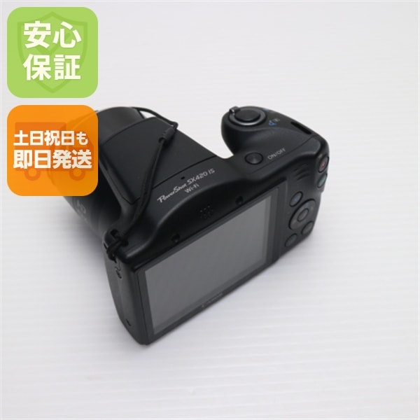 超美品 PowerShot SX420 IS ブラック コンデジ Canon 97