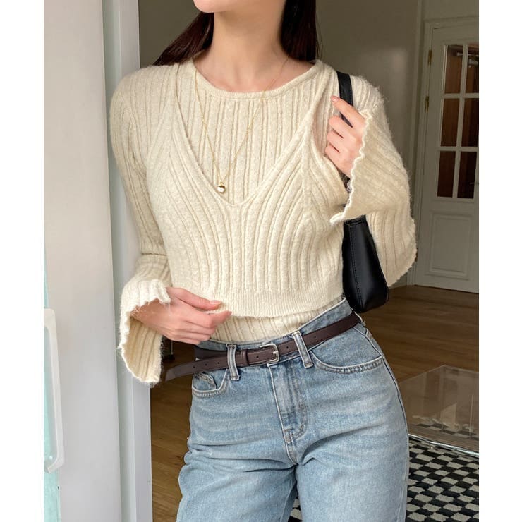 ビスチェレイヤードニット / AW COLLECTION