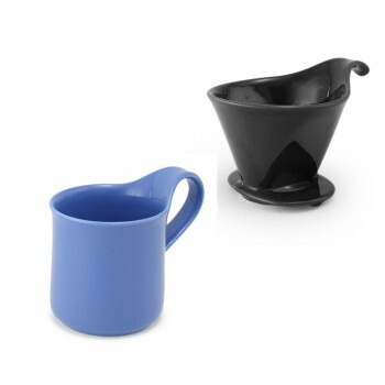 ZERO JAPAN（ゼロジャパン） ドリッパー＆カフェマグセット ドリッパートレイ付 DMZ-16 BK/BB